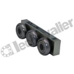 CESU45-120-2Z CHARIOT 3 GALETS ROLLON