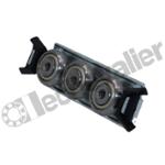 CEX30-88-2RS CHARIOT 3 GALETS INOX ROLLON