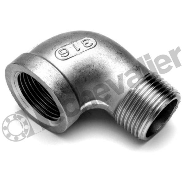 92I.8X13 COUDE MF INOX 316L ( 1/4 ) BSPT/BSPP - PN20