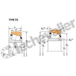 00050 ROULEMENT 12,7X24,18X14,07 TIMKEN