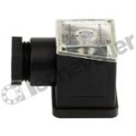 CDIN43650A-L48V CONNECTEUR LED.30 BROCHES EN U 18mm PG9 - 48V AC/DC