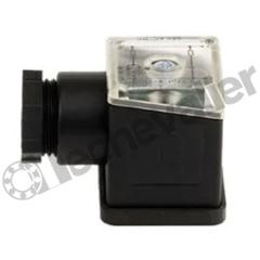 CDIN43650A-L48V CONNECTEUR LED.30 BROCHES EN U 18mm PG9 - 48V AC/DC