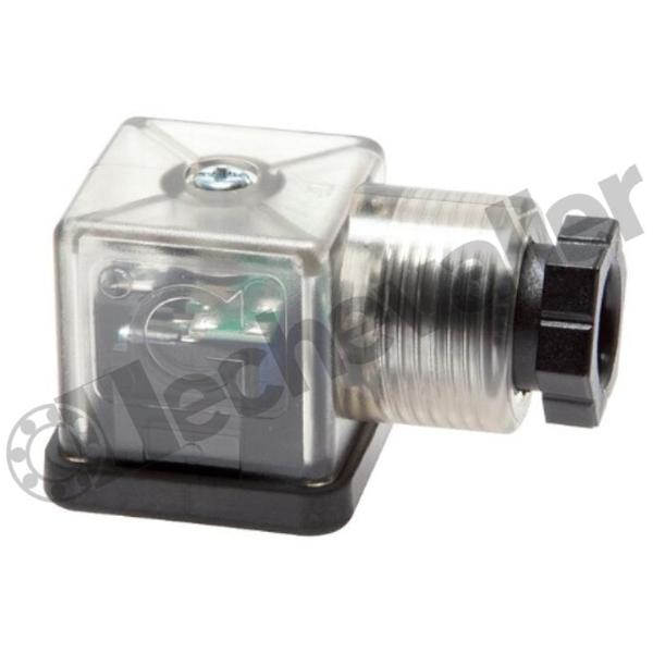 CDIN43650A-L230V CONNECTEUR LED.30 BROCHES EN U 18mm PG9 - 230V AC/DC