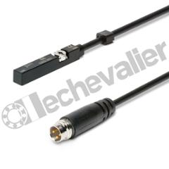 CSG-253 DETECTEUR REED 2 FILS 5 - 240V AC/DC CABLE PRISE M8