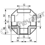 180I.20X27 CROIX FFFF INOX ( 3/4 ) BSPP INOX 316L - PN20