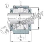 EFS613 POCHETTE 2 JOINTS - FAG