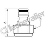ELP 096104 ABOUT FEMELLE 3/4- DN9 PMS:10BARS - DN9 - PREVOST