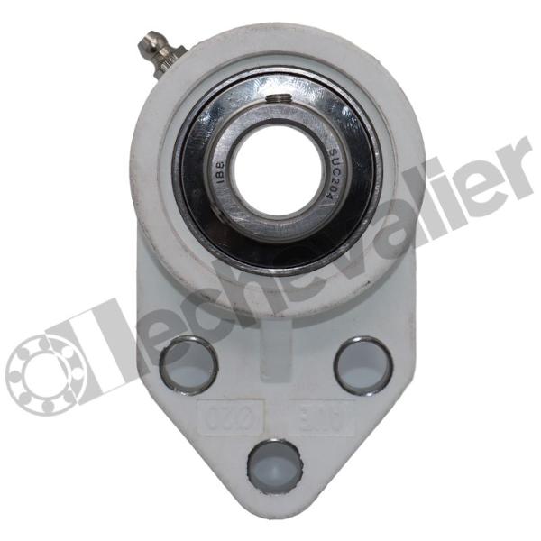SQL206SS/383130 PALIER RESINE BLANC AVEC RLT INOX