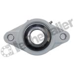UCFL204SS/324120 PALIER RESINE BLANC AVEC RLT INOX