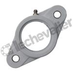 FL206/324130 PALIER SEUL EN RESINE BLANC