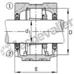 FSV519 1 JOINT *2 1/2 COQUILLES FAG