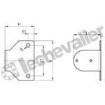 FVT-FF-3/4-80-B EQUERRE DE FIXATION CAMOZZI