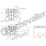 G502AK431477013 LOT EMBOUT EXT. 502 SANS KIT RAIL DIN - 3/8 - ASCO