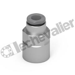 G6463 4-1/4 PIQUAGE DROIT F1/4-D4 F1/4 LAITON NICKELE - CAMOZZI