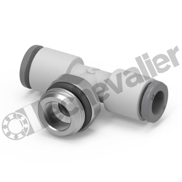 G7432 16-1/2 TE MALE CENTRE 1/2-D16 M1/2 BSPP ORIENTABLE - CAMOZZI