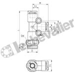G7442 4-1/8 TE M- RENVERSE 1/8-4 M1/8 BSPP ORIENT.TECHN. - CAMOZZI