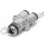 G7562 6-1/8 Y MALE CENTRE 1/8-2X 6 M1/8 BSPP TECHNOPOLYMERE - CAMOZZI