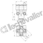 G7575 4 Y INEGAL D4- 4X 4 TECHNOPOLYMERE - CAMOZZI