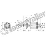 GK-40 COMPENSATEUR MP5 - M12X1,25 POUR VERIN ISO15552 D40