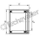 HK1214-RS-L271 DOUILLE INA