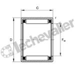 HK1210-B DOUILLE INA