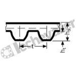 W-1280 8M32 CONTITECH COURROIE SILENTSYNC CONTI