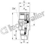 HP6511 4-M10X1-VNR. CAMOZZI