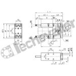 45NHT050A0100 UNITE GUIDE EN H PALIERS LISSES PR ISO15552 D50 C10