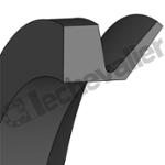 V100A NBR JOINT V-RING PROFIL A NITRILE