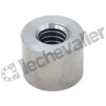 KSM32X6-D ECROU CYL. ACIER P/VIS TRAP DROIT