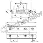 LFS120-RB RAIL DE GUIDAGE INOX LE M. - INA