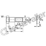 LFZ15 AXE CYLINDRIQUE INA