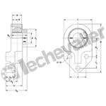 NAU4LKBFBQK208 PALIER INOX TIMKEN