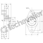 NAU4LKBFLQK204 PALIER INOX TIMKEN