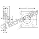 NAU4LKBF204 PALIER INOX TIMKEN