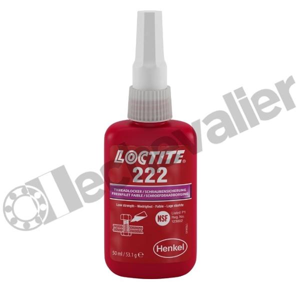 222 FLACON 50ML FREIN FILET FAIBLE - LOCTITE