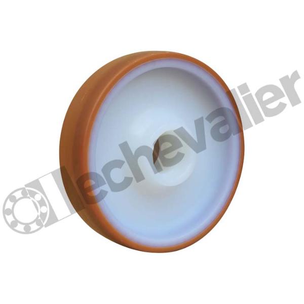 371-03 ROUE DIAM 125 POLYAM+POLYU INJECTE AL ROULEAUX