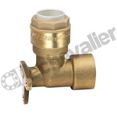 04A-1212 COUDE FEM LAITON D12 F3/8 TUBE CUIVRE - APPLIQUE MURALE