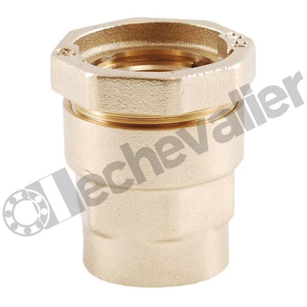 800F-4033 RACCORD A COMPRESSION 40 TUBE PE D40 / F1-1/4 - LAITON