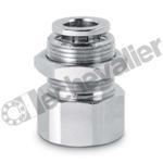 6593 6-1/4 TRAVERSEE CLOISON MIXTE F1/4 BSPP - D6 - M12X1 - CAMOZZI