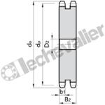 D16B2 Z38 DISQUE 25,40 38 DENTS