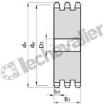 D10B3 Z14 DISQUE 15,87  14 DENTS