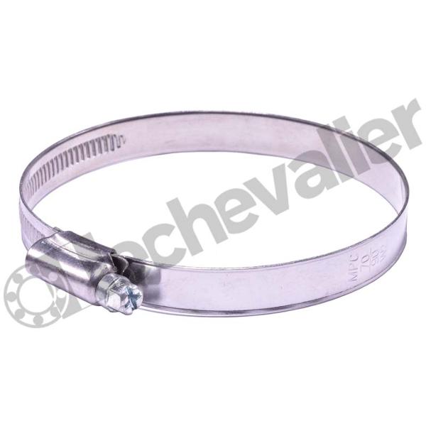 CBPI.8-16 COLLIER BANDE PLEINE AISI-304 - 9mm - PLAGE 8-16mm