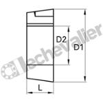 TL1008 22 MOYEU TAPER LOCK AL 22