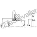 V100S FPM JOINT V-RING PROFIL S VITON