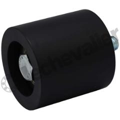 RU6060 POULIE POLYMERE 60X60 AVEC AXE