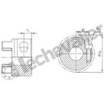 MOYRXGS14 2.0 AL8 FENDU MOYEU ROTEX GS14 2.0 AL8 FENDU