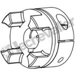 MOYRXGS19 2.6 AL10 FENDU MOYEU ROTEX GS19 2.6 AL10+RCN FENDU