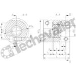 MOYRXGS14 2.8 AL10 FENDU C MOYEU ROTEX GS14 2.8 AL10 FENDU C