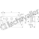 CEX30-88-2RS CHARIOT 3 GALETS INOX ROLLON